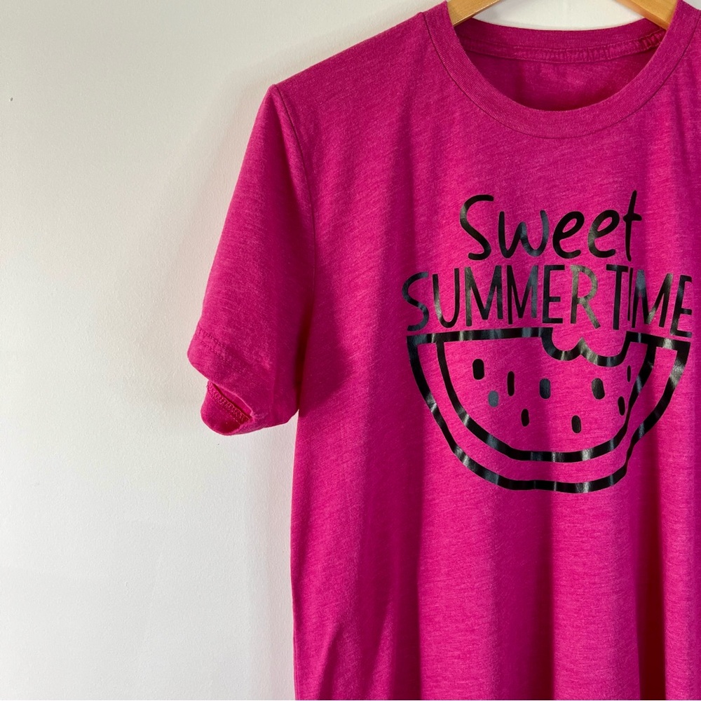 Women’s Bella Canvas Unisex Sweet Summertime Graphic T-shirt Size M